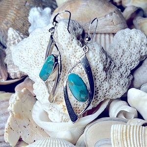 Sterling Silver turquoise earrings